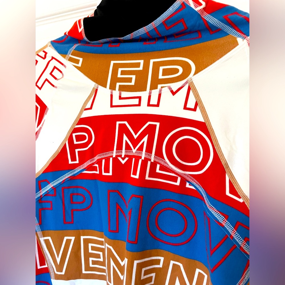 Free People Dawn to Dusk Printed Hoodie // NWT // FP Movement // Logo - Picture 8 of 11